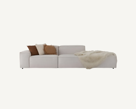 modern minimalist scandinavian beige sofa 4 seater or 3 seater sofa available in estepona, torremolinos, duquesa.