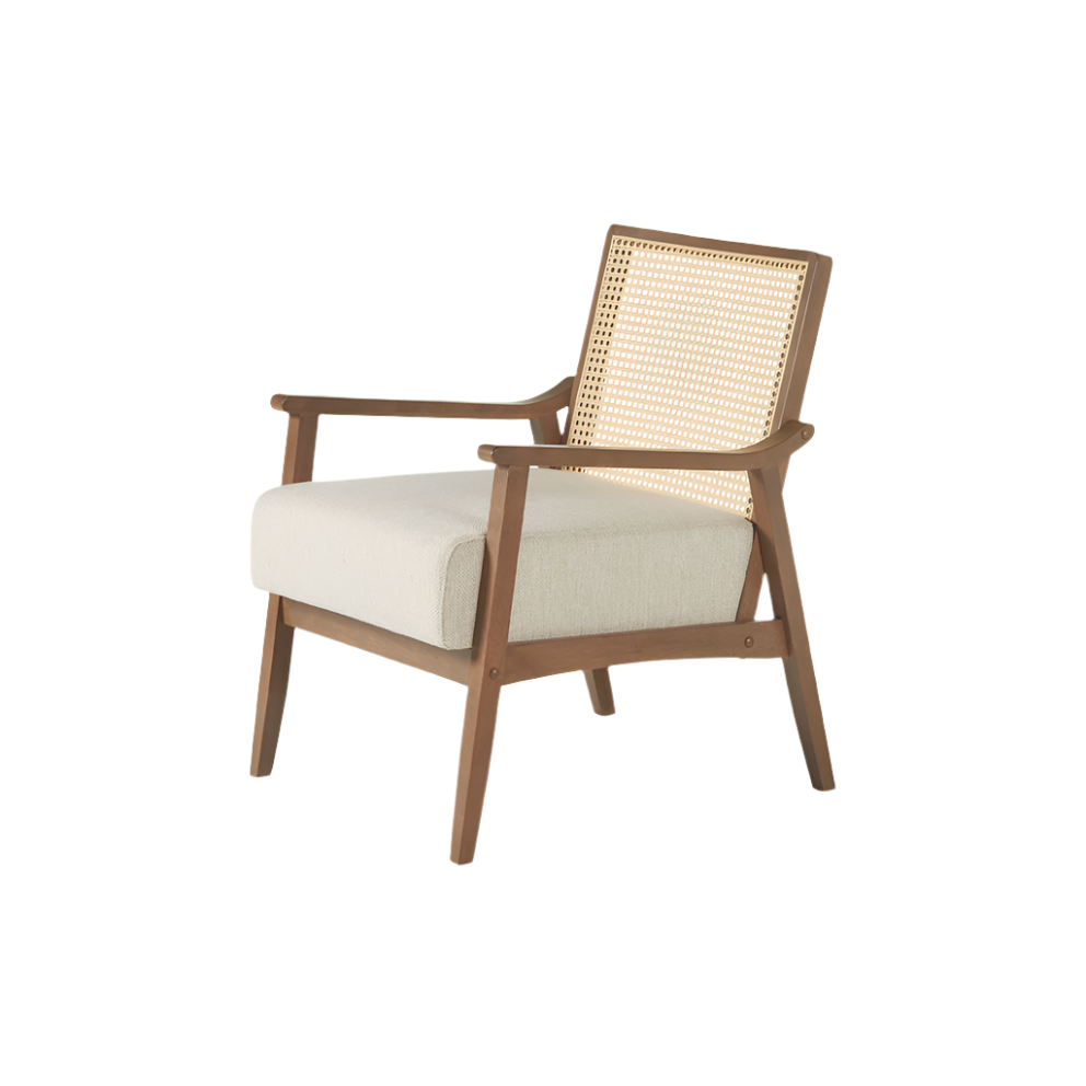 wooden armchair with comfortable seat available in marbella, estepona, bel air.