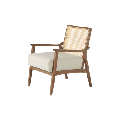 wooden armchair with comfortable seat available in marbella, estepona, bel air.