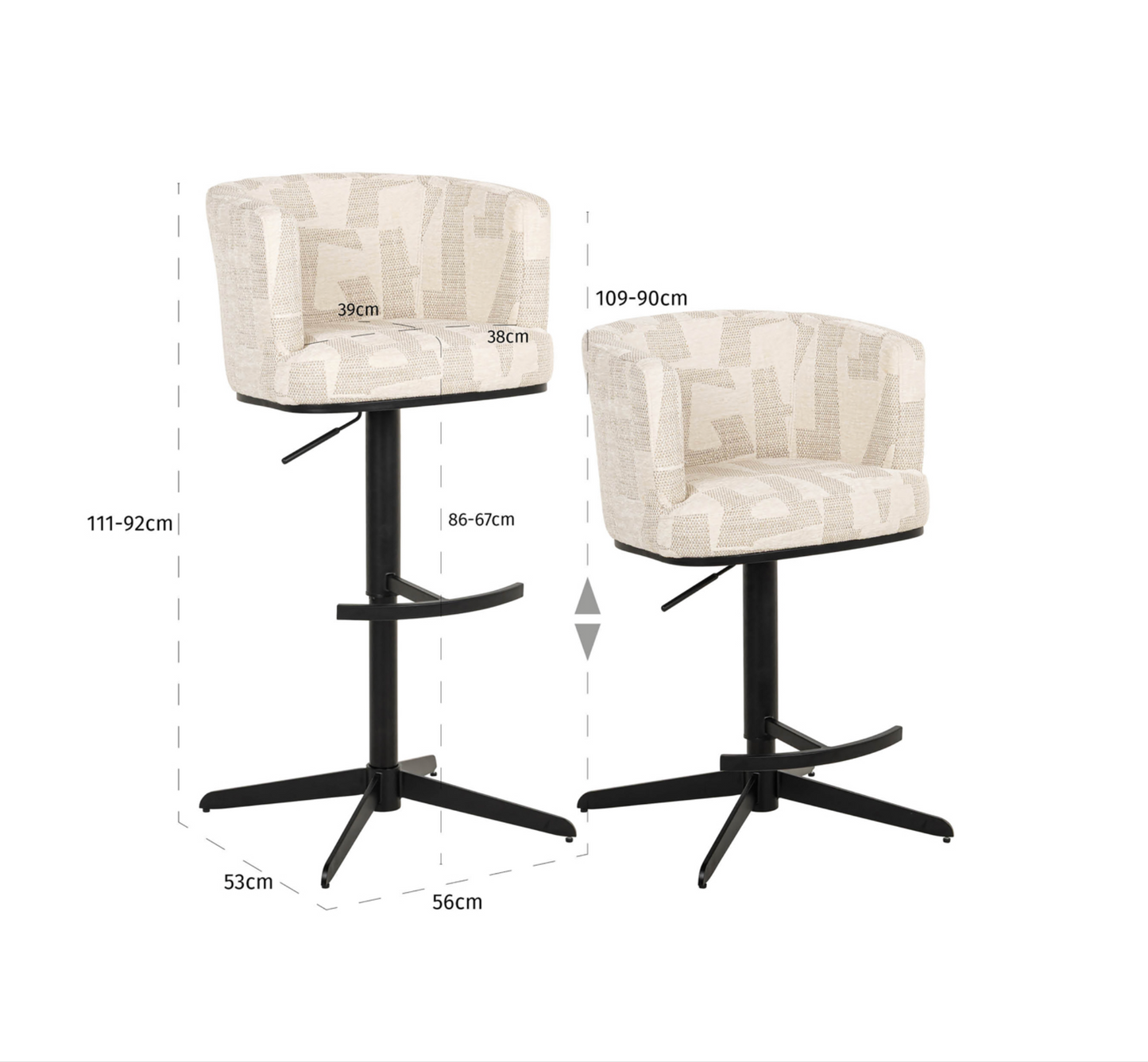 Tabouret de bar Boston