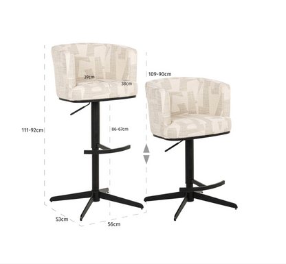 Tabouret de bar Boston