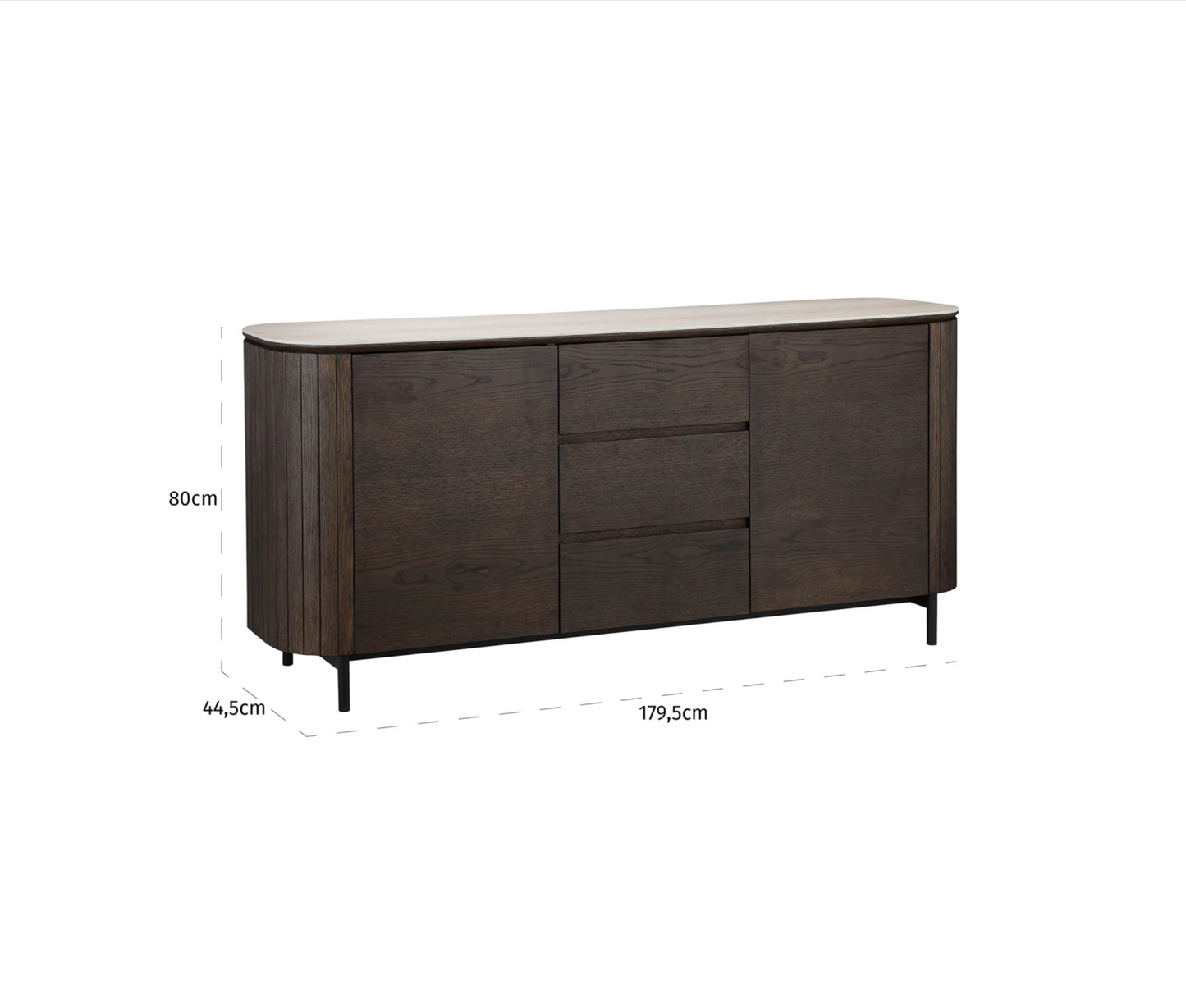 Ritz Brown Sideboard