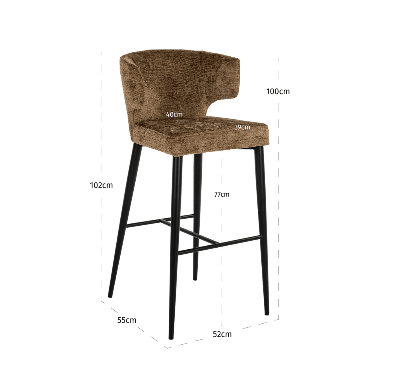 Taylor bar stool - Ideal Furniture ES