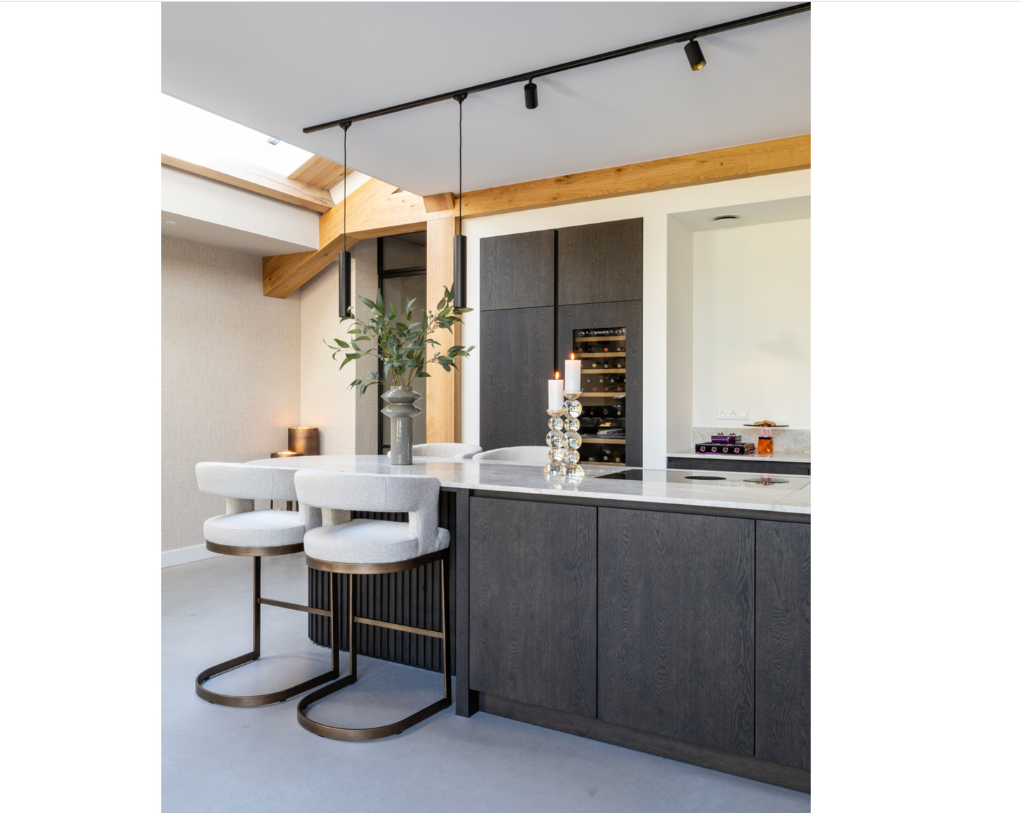 Tabouret de bar indigo