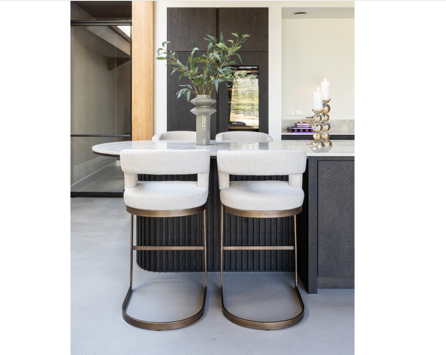 Tabouret de bar indigo