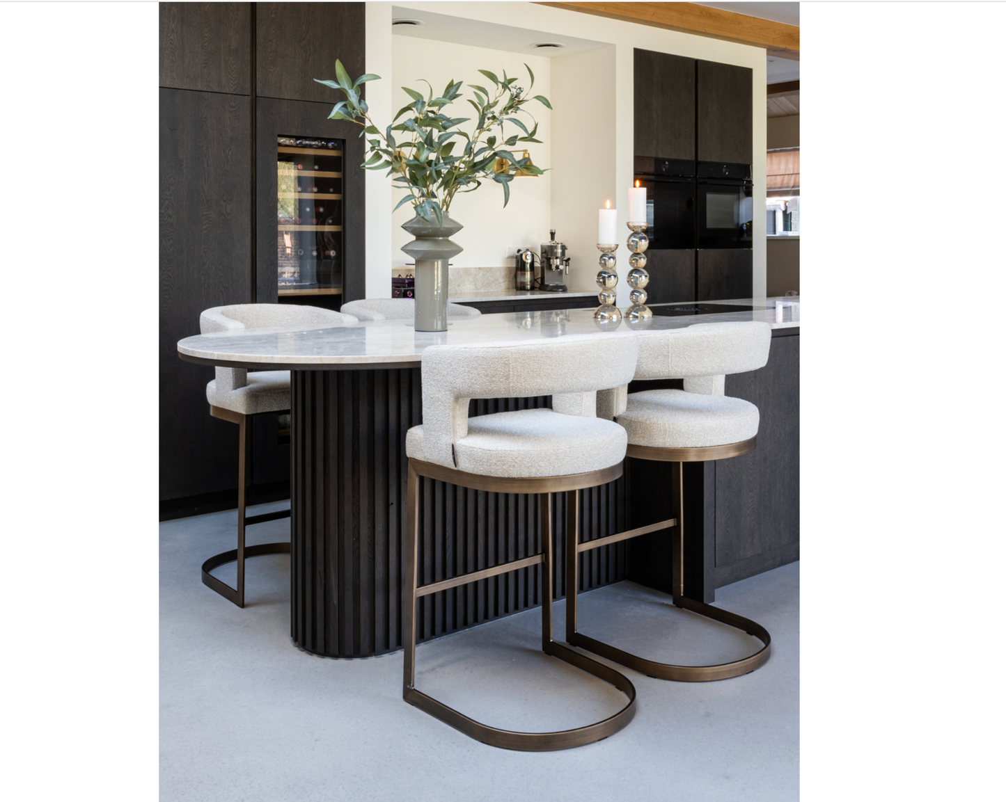 Tabouret de bar indigo