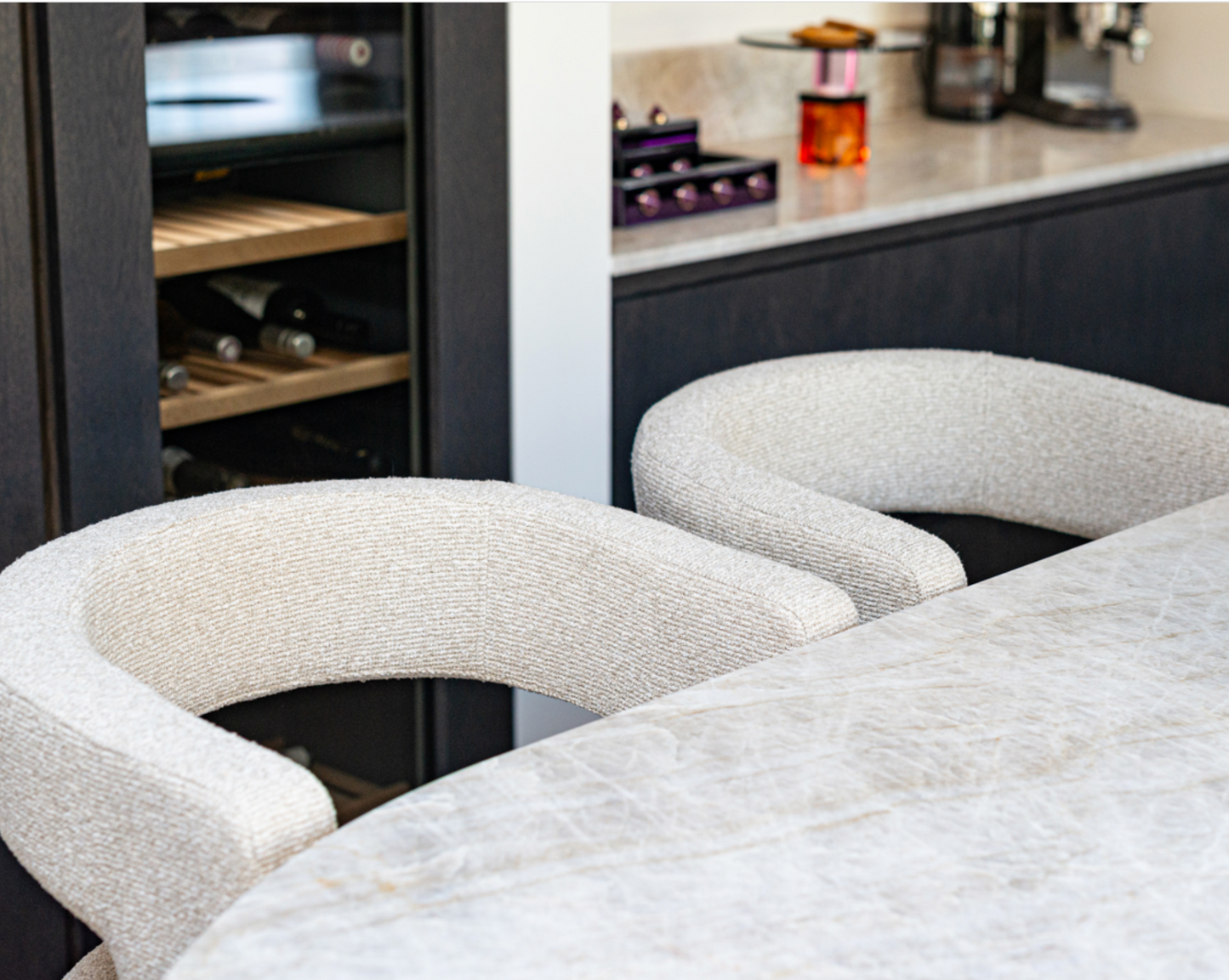 Tabouret de bar indigo