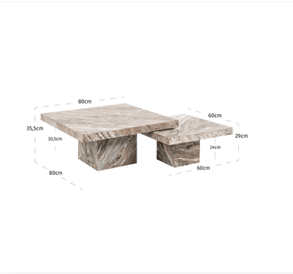 Rashford Coffee table (set of 2) - Ideal Furniture ES