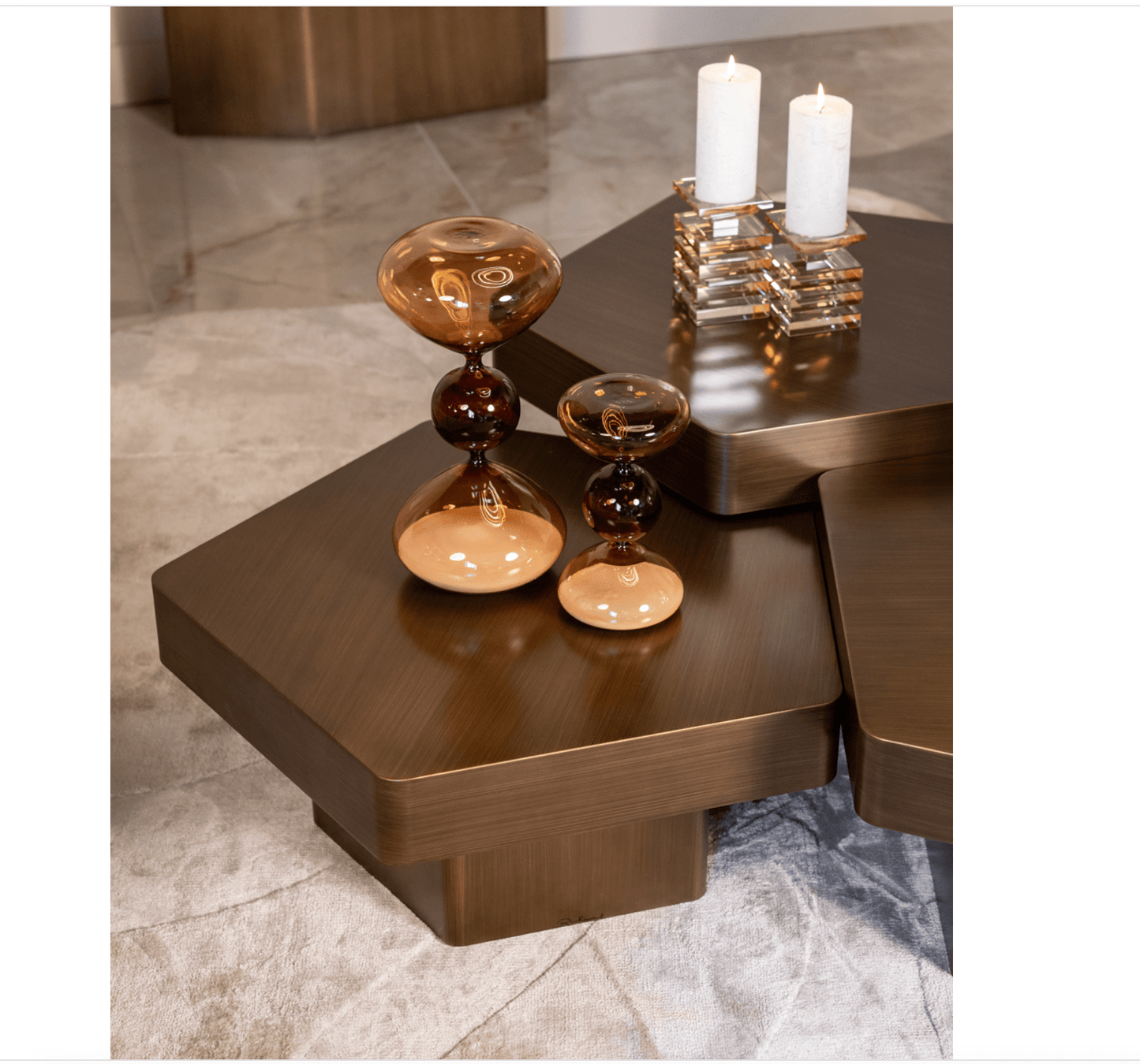 Hexa Coffee table (set of 3) - Ideal Furniture ES