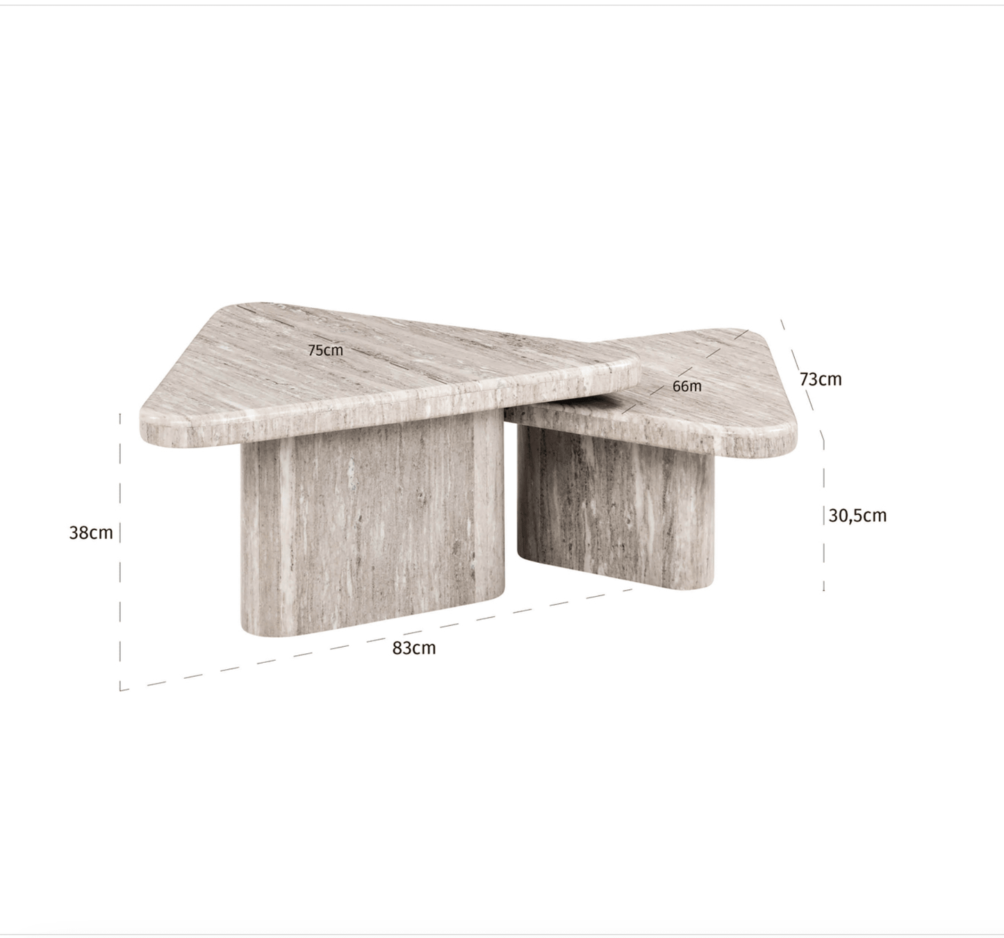 Dwayne Coffee Table (set of 2) - Ideal Furniture ES