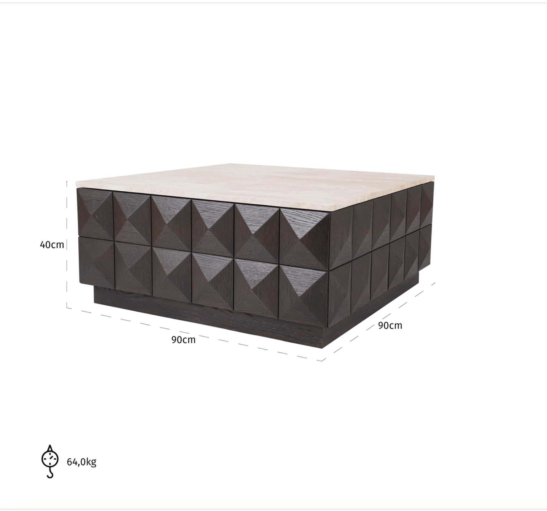 Claremont Coffee Table - Ideal Furniture ES