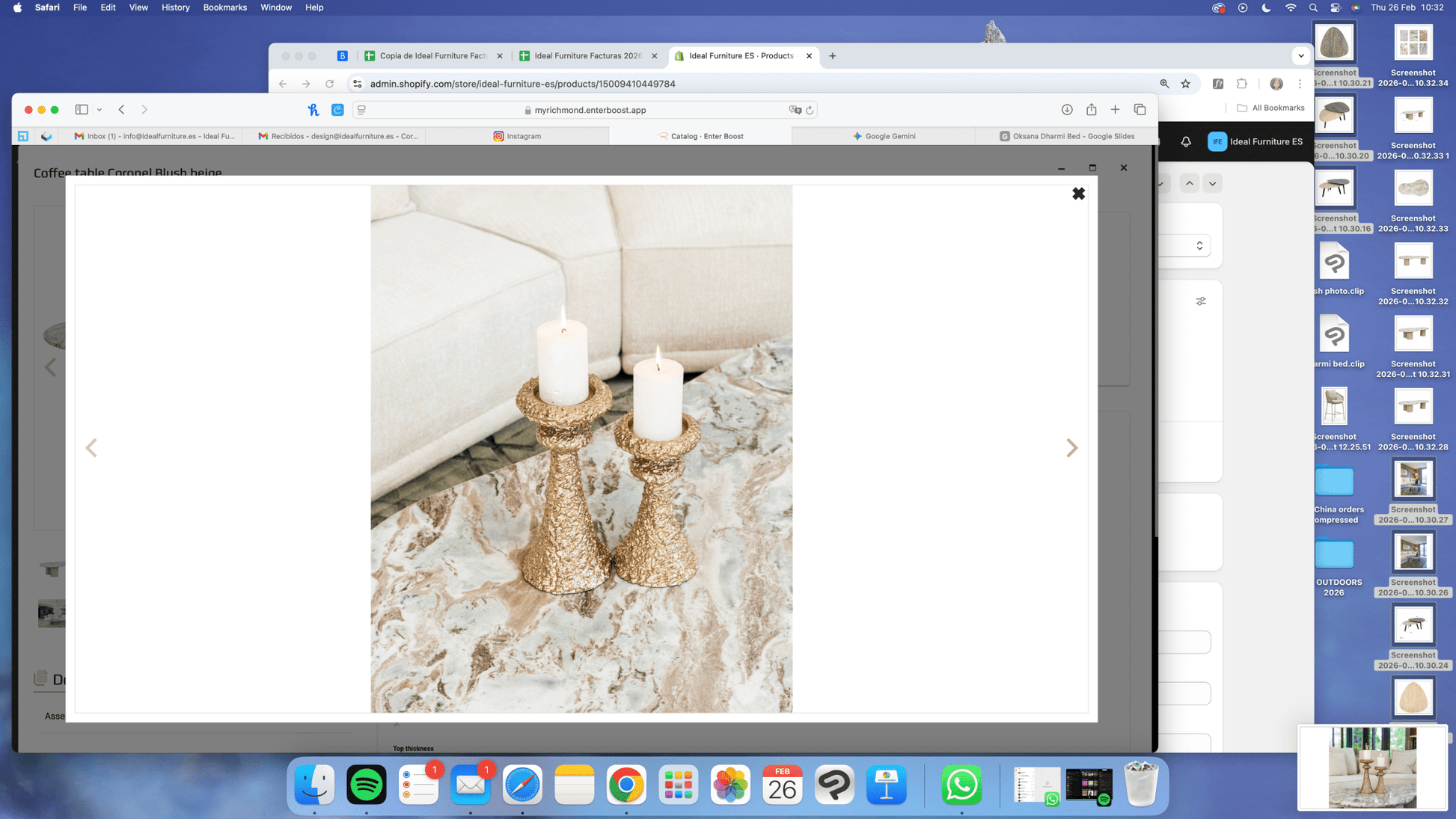 Coronel Coffee table - Ideal Furniture ES