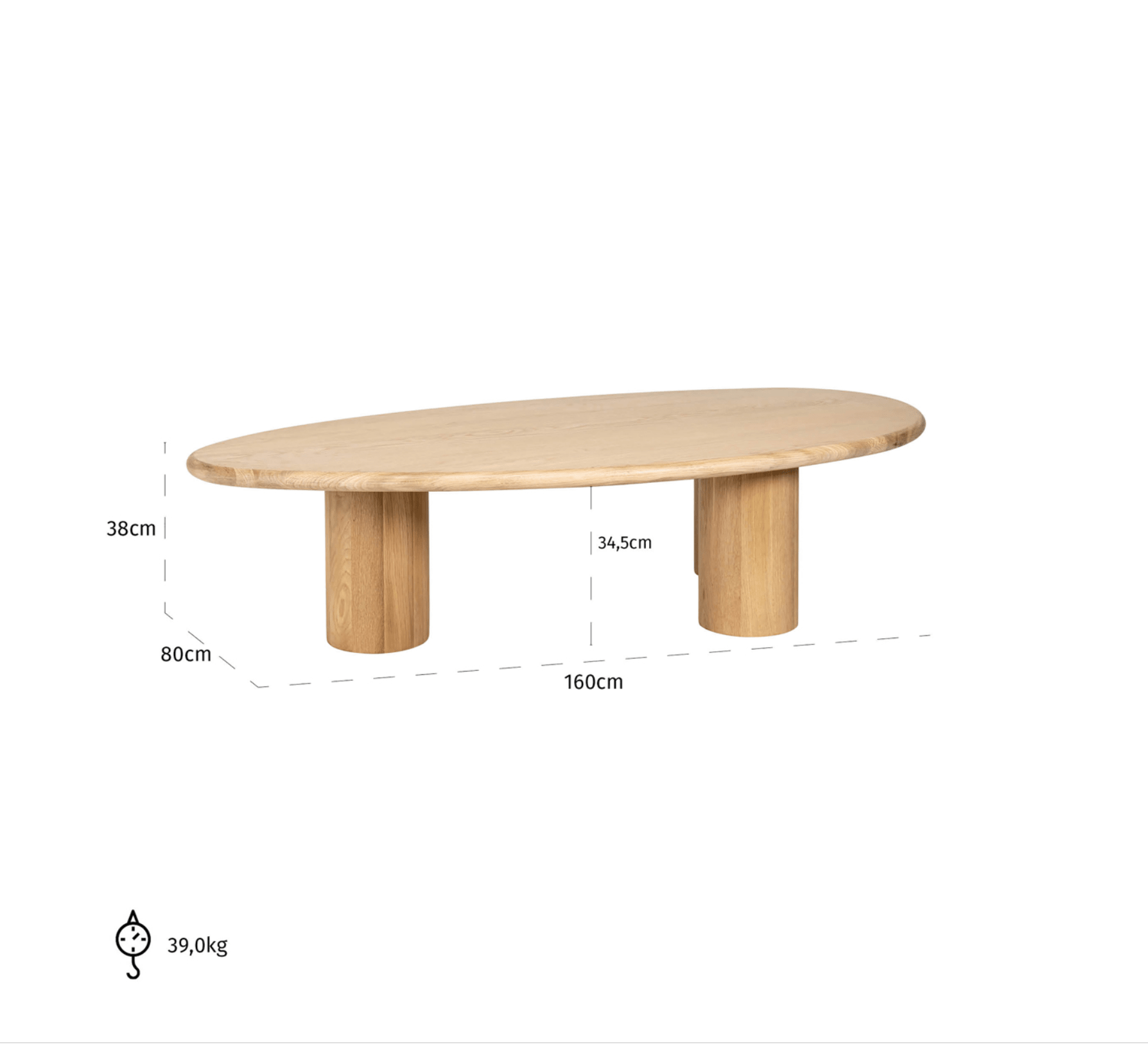 Oakley Coffee Table - Ideal Furniture ES