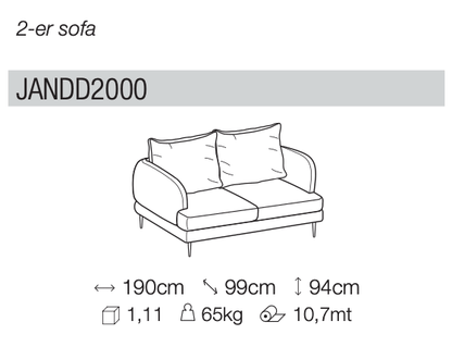 Jand Sofa - Ideal Furniture ES
