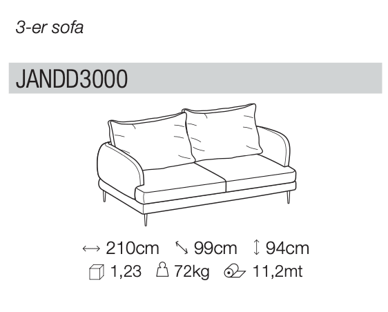 Jand Sofa - Ideal Furniture ES