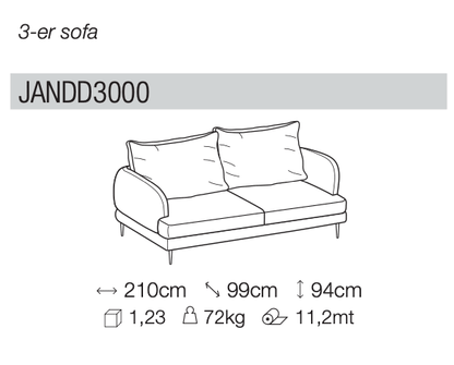 Jand Sofa - Ideal Furniture ES
