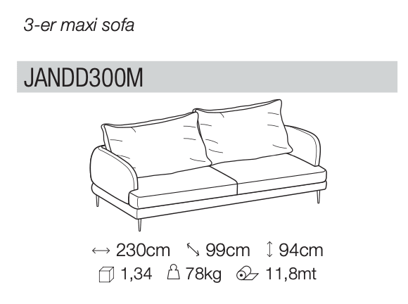 Jand Sofa - Ideal Furniture ES