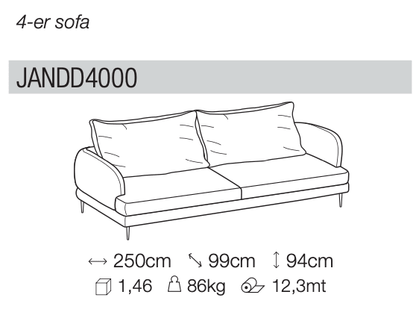 Jand Sofa - Ideal Furniture ES
