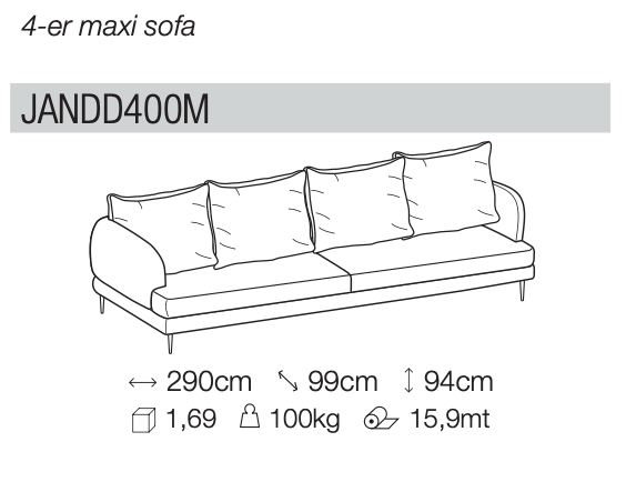 Jand Sofa - Ideal Furniture ES