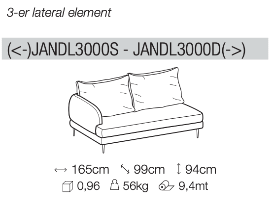 Jand Sofa - Ideal Furniture ES