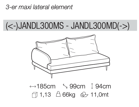 Jand Sofa - Ideal Furniture ES