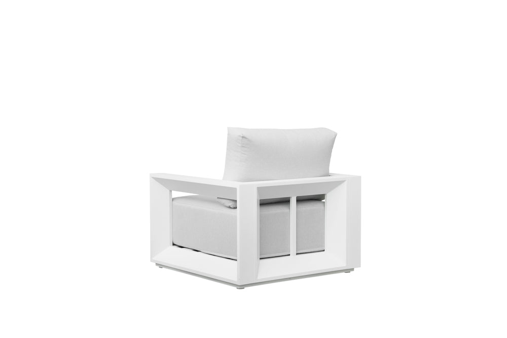 White Onix Living Chair