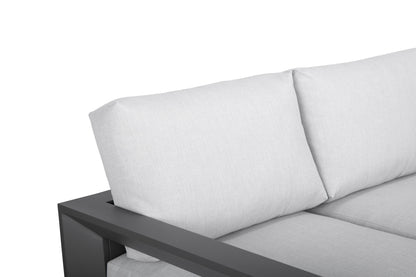 Black Onix 3 seater bench