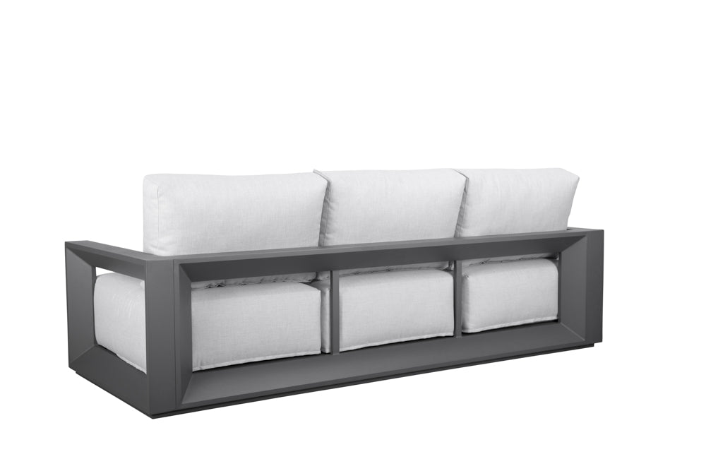 Black Onix 3 seater bench