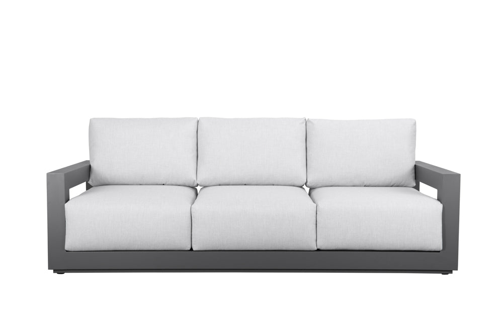 Black Onix 3 seater bench