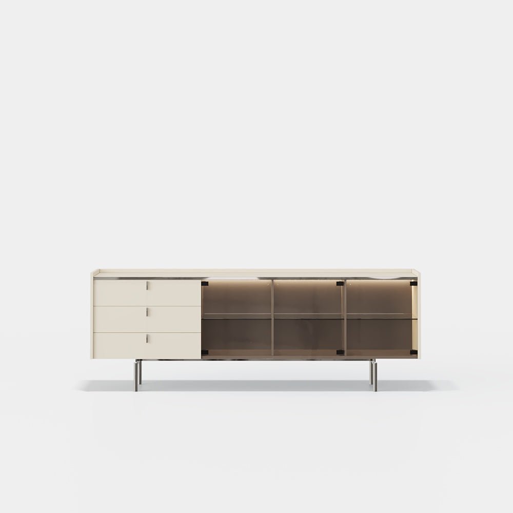 Collin Glass Sideboard - Ideal Furniture ES