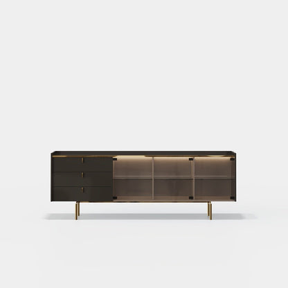 Collin Glass Sideboard - Ideal Furniture ES