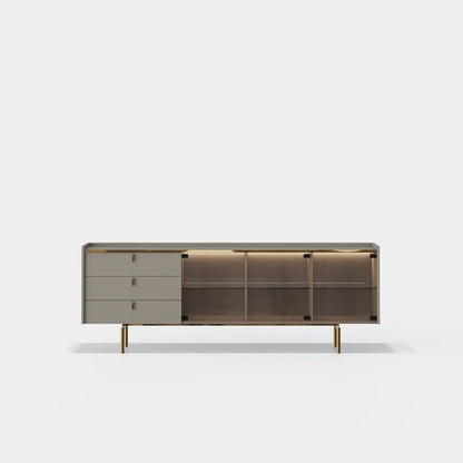 Collin Glass Sideboard - Ideal Furniture ES