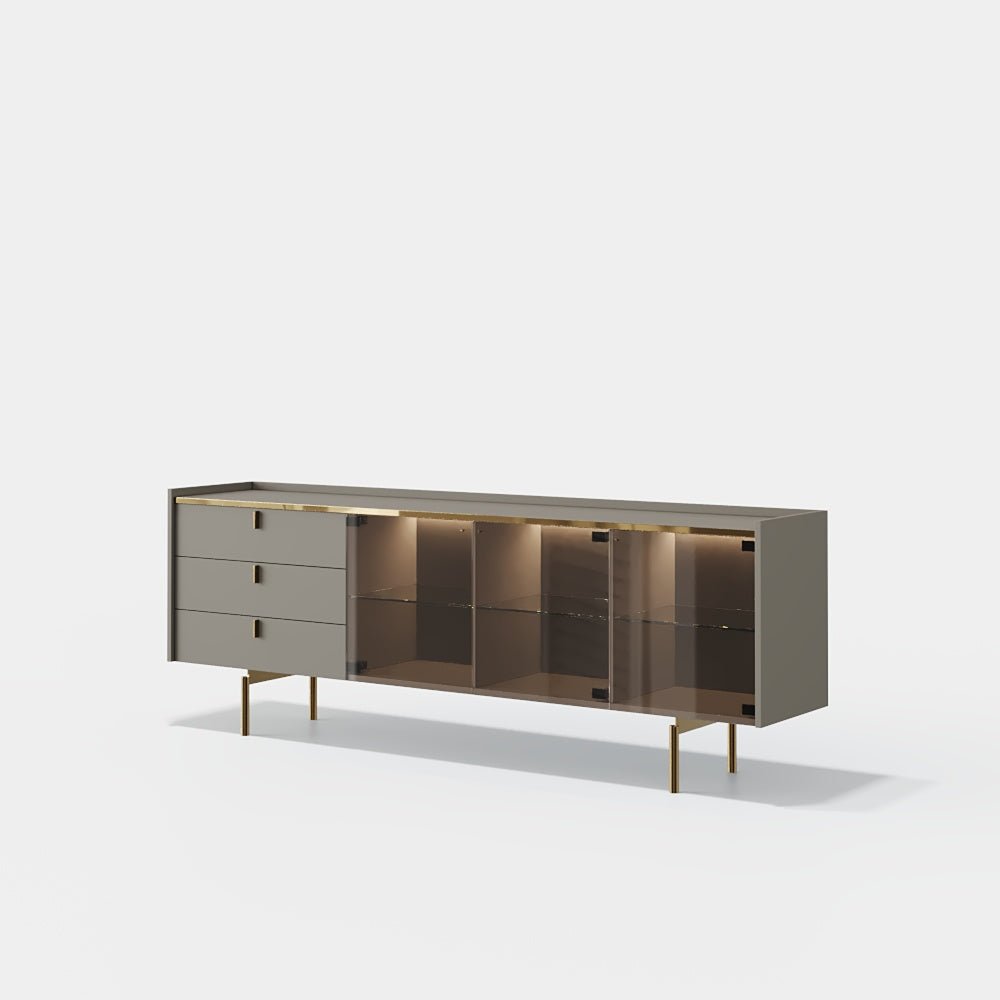 Collin Glass Sideboard - Ideal Furniture ES