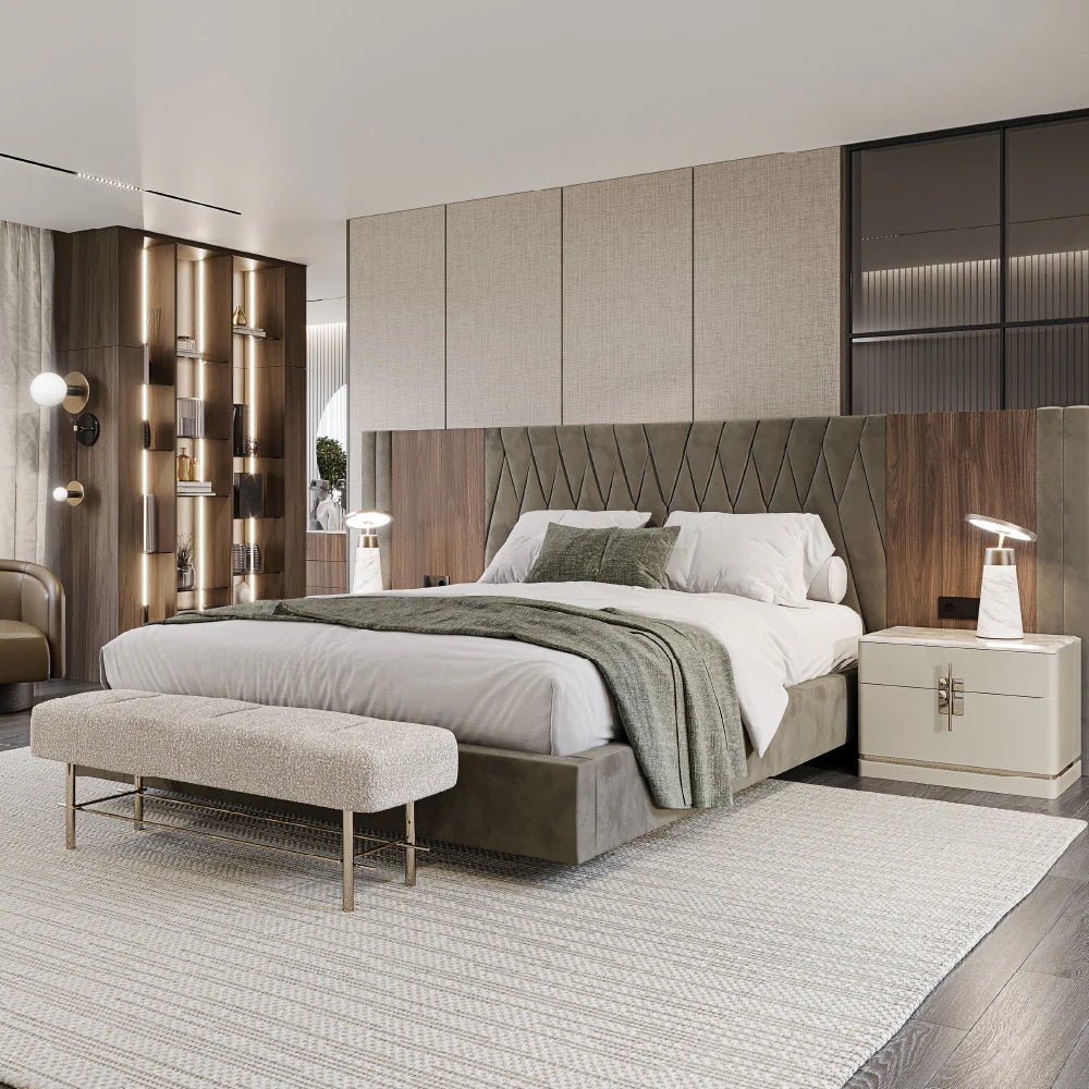 Ellender Ottoman - Ideal Furniture ES