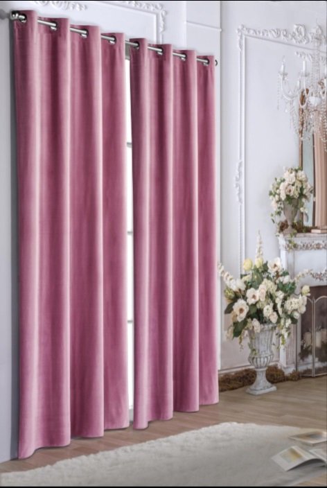 Velvet curtain