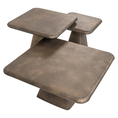 Marlie gold Coffee table (set of 3) - Ideal Furniture ES