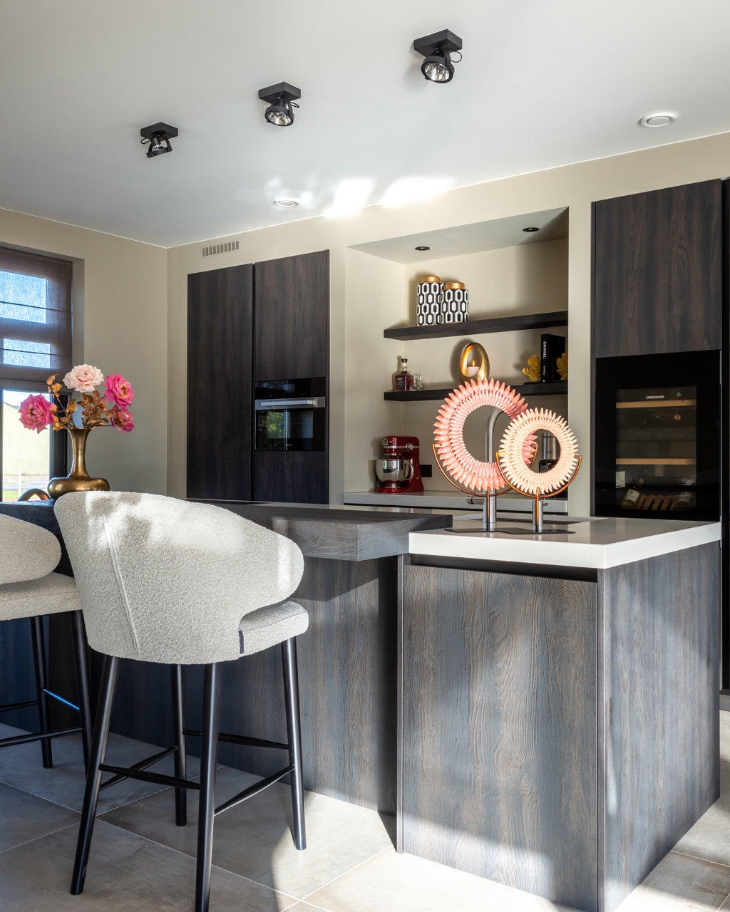 Tabouret de bar indigo