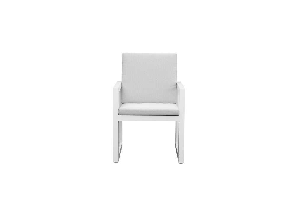 White Onix Dining Chair