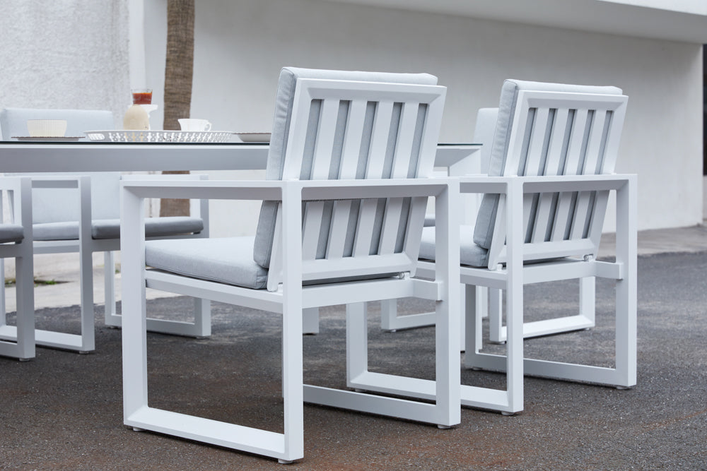 White Onix Dining Chair