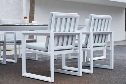 White Onix Dining Chair