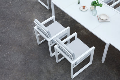 White Onix Dining Chair